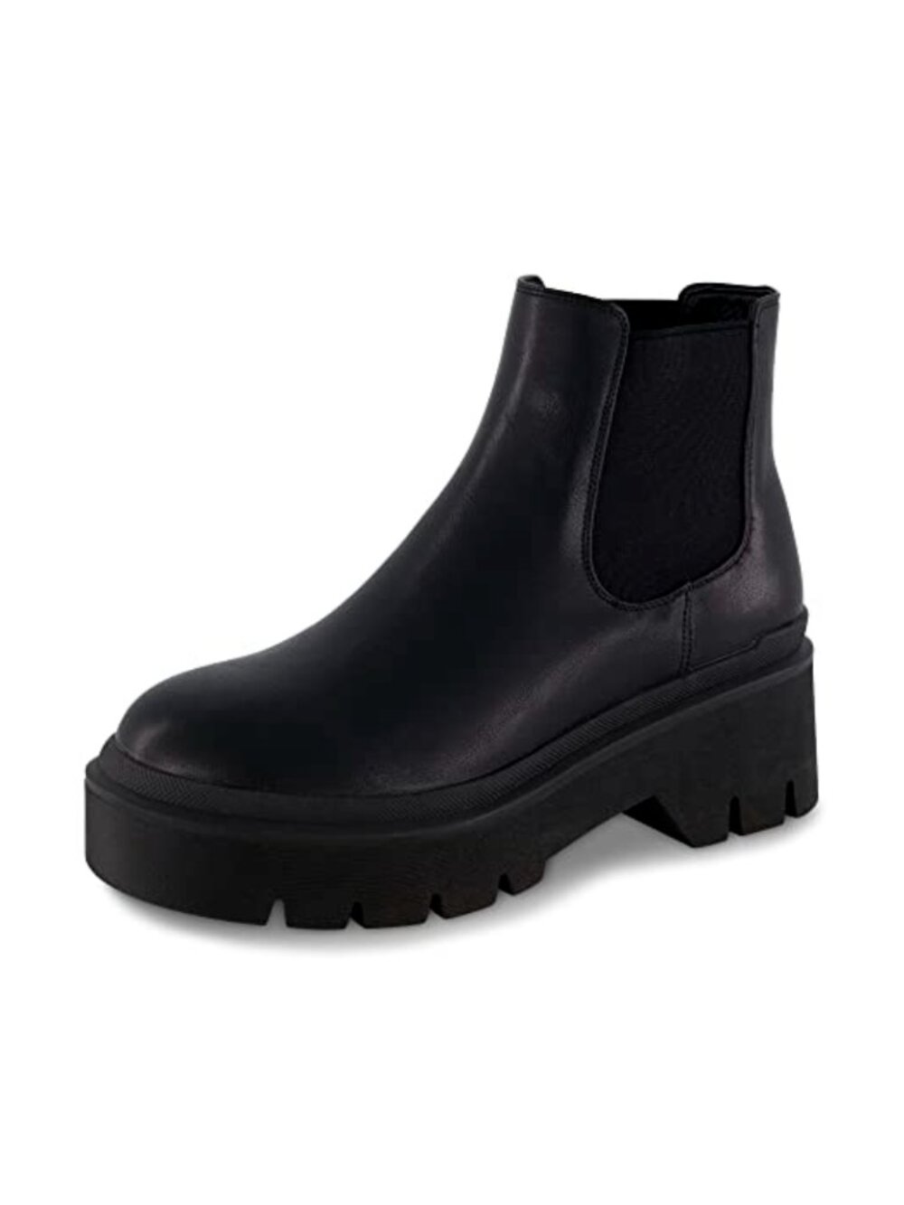 Vegan Leather Slip On Chelsea Ankle Boot Memory Foam